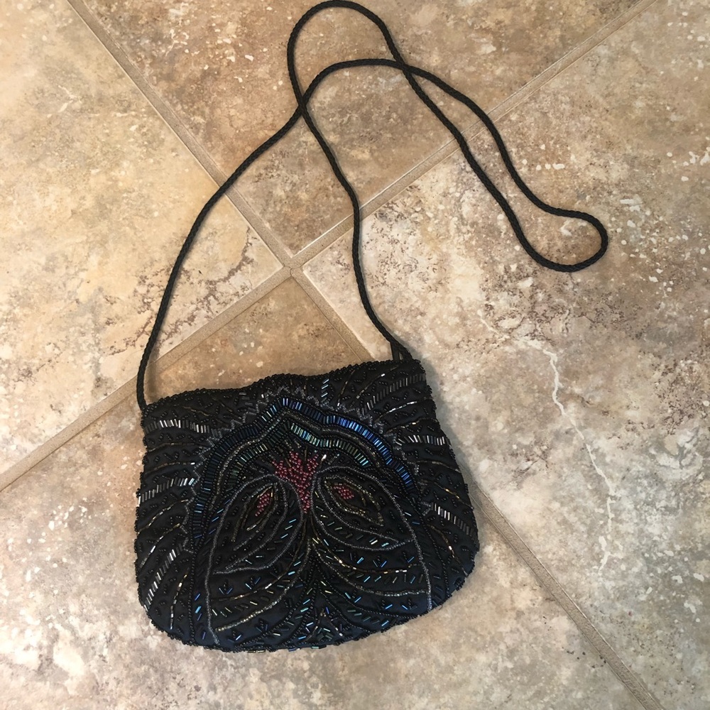 Carla Marchi's sequin evening bag.